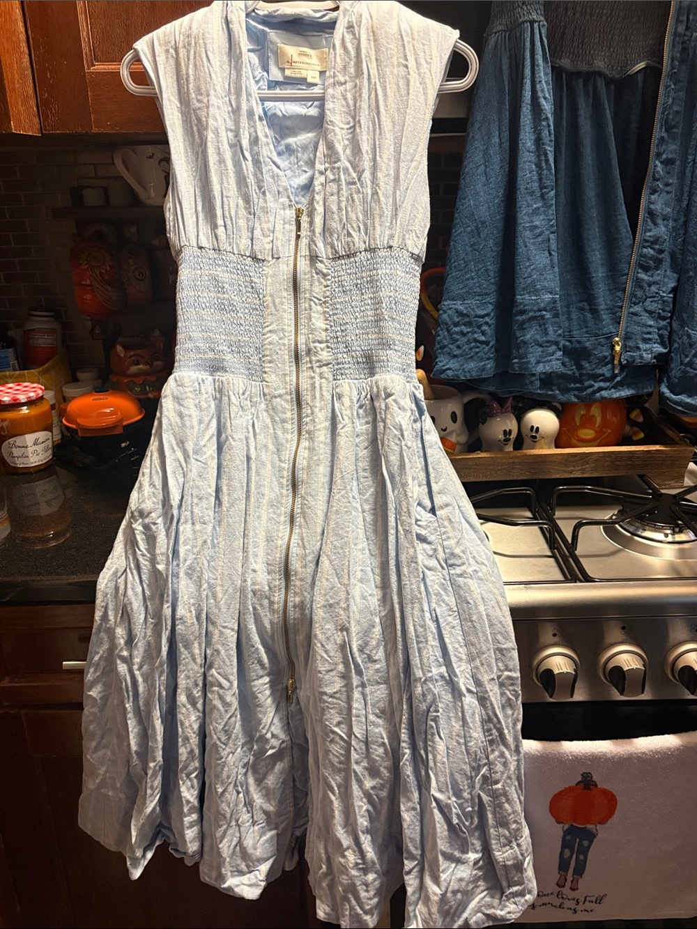 Zip up dress
